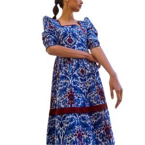 Beyond by Vera Poppy Dress, Pomegranate Blue M